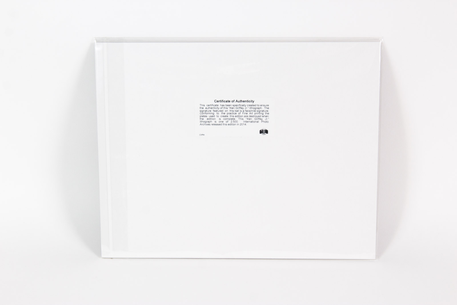 Ken Griffey Jr. Cincinnati Reds Offset Lithograph with Facsimile Signature