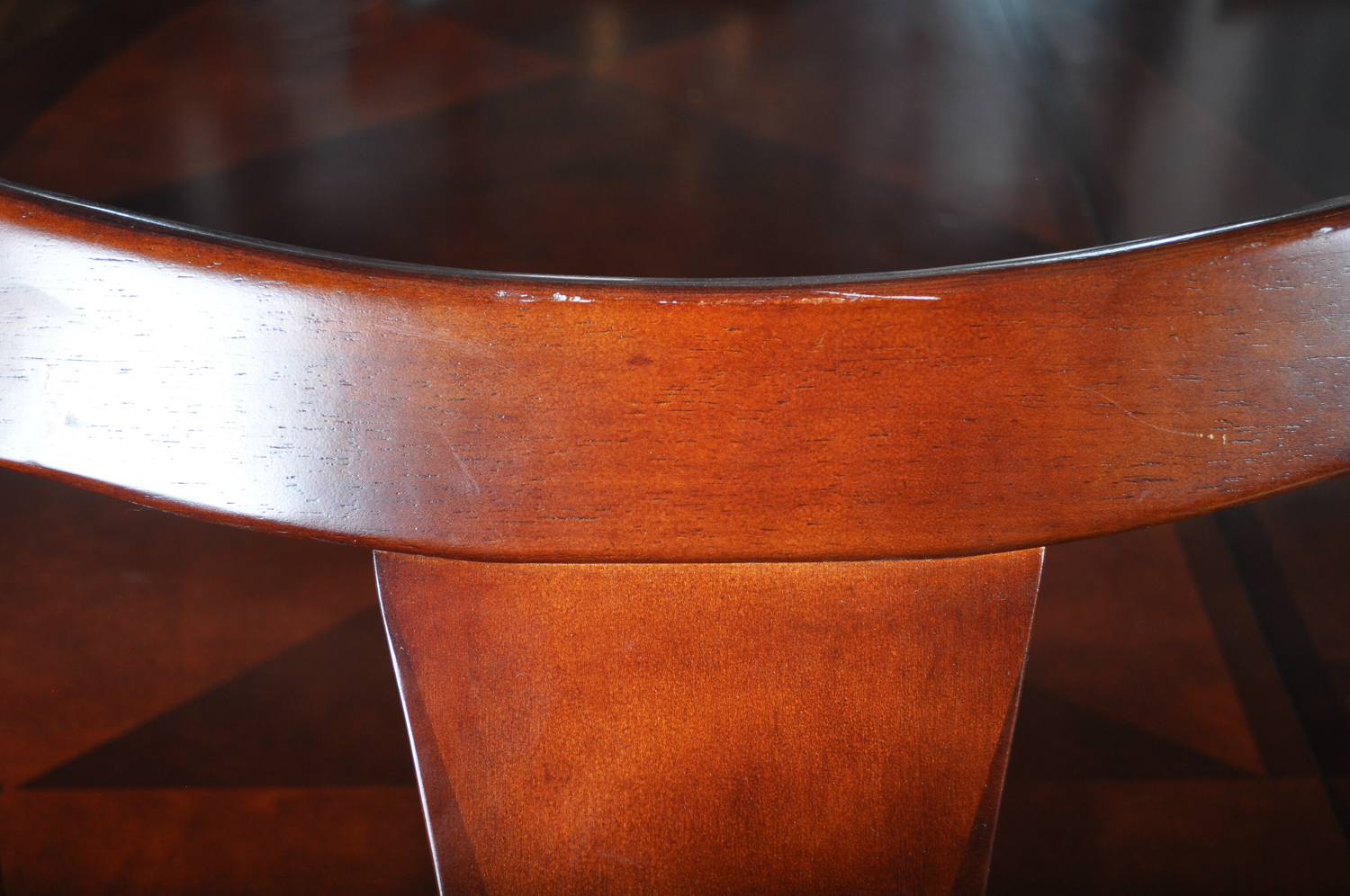 Pedestal Dining Table With Six Chairs