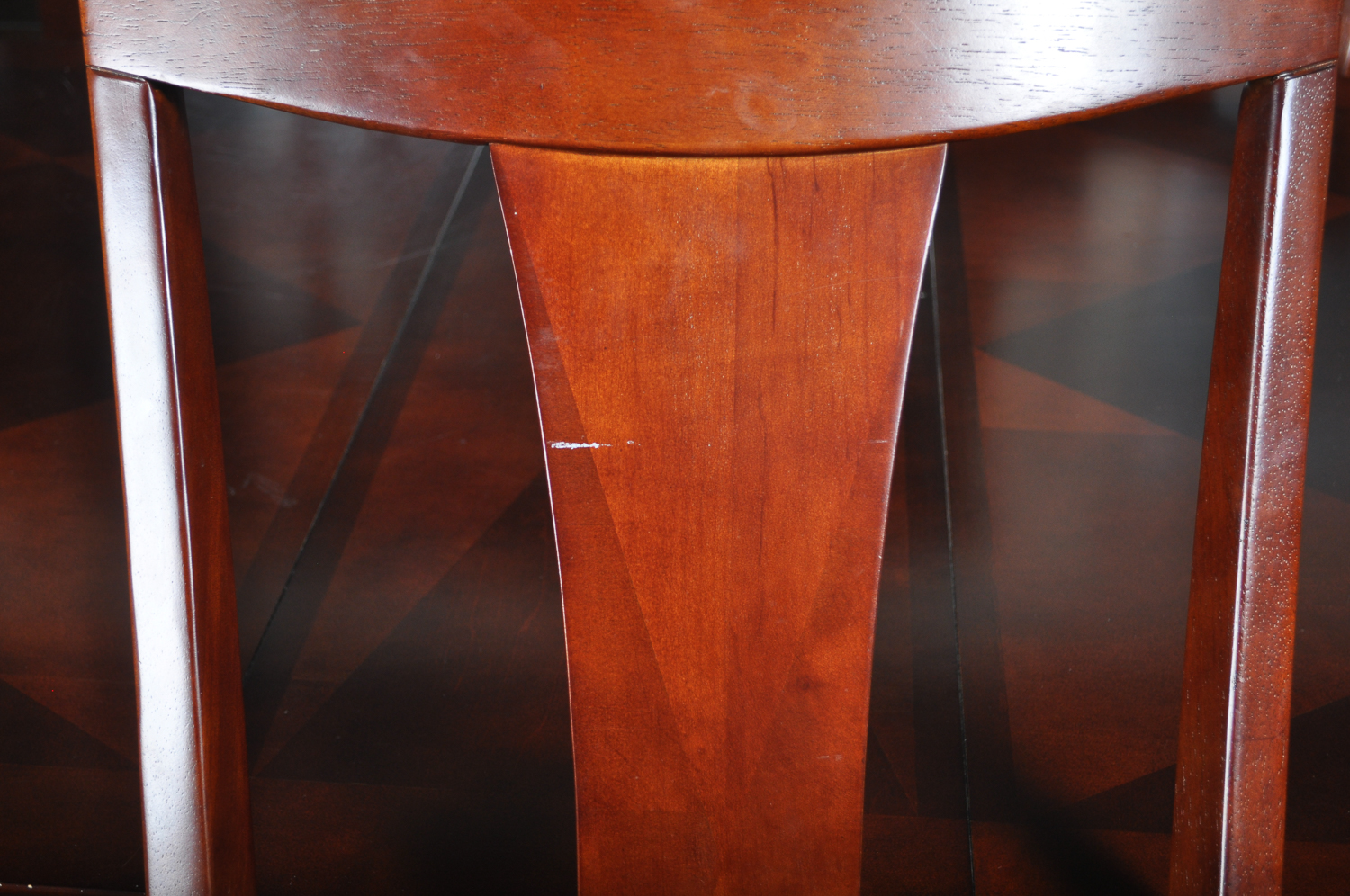 Pedestal Dining Table With Six Chairs