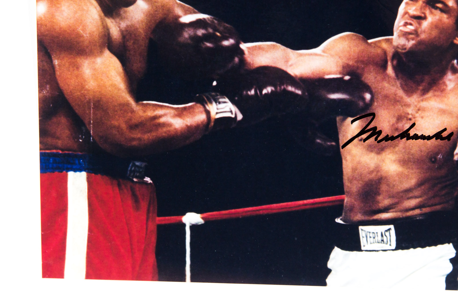 Muhammad Ali Signed Boxing Photograph