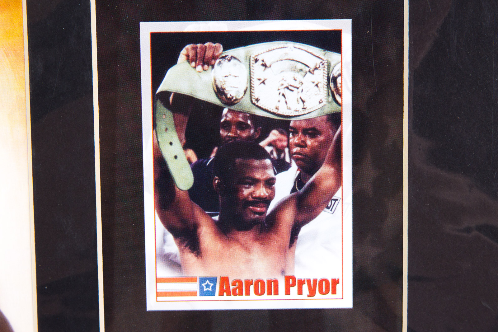 Aaron Pryor Signed Boxing Offset Lithograph