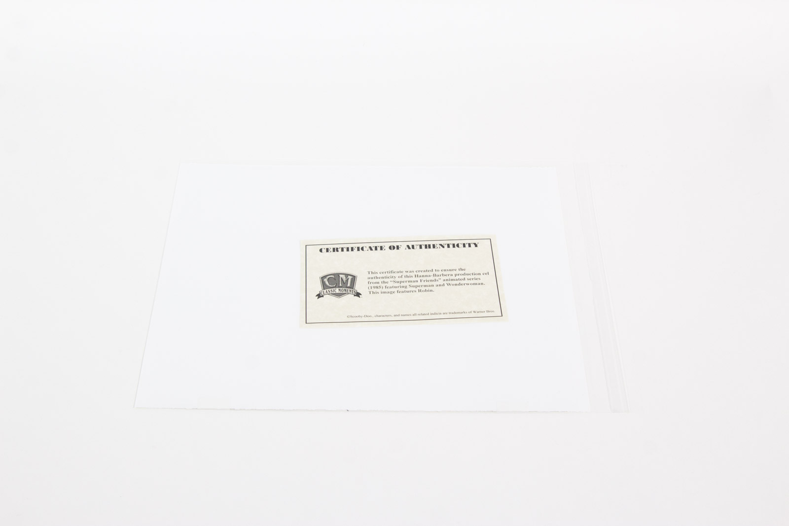 Original 1985 "Super Friends" Robin Animation Cel