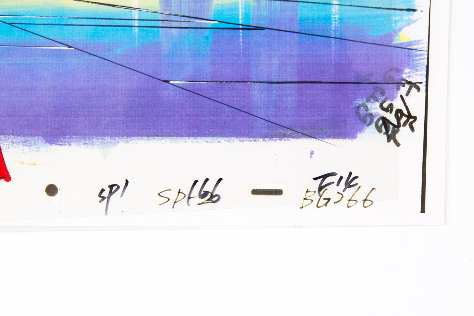 Original 1985 "Super Friends" Firestorm Animation Cel