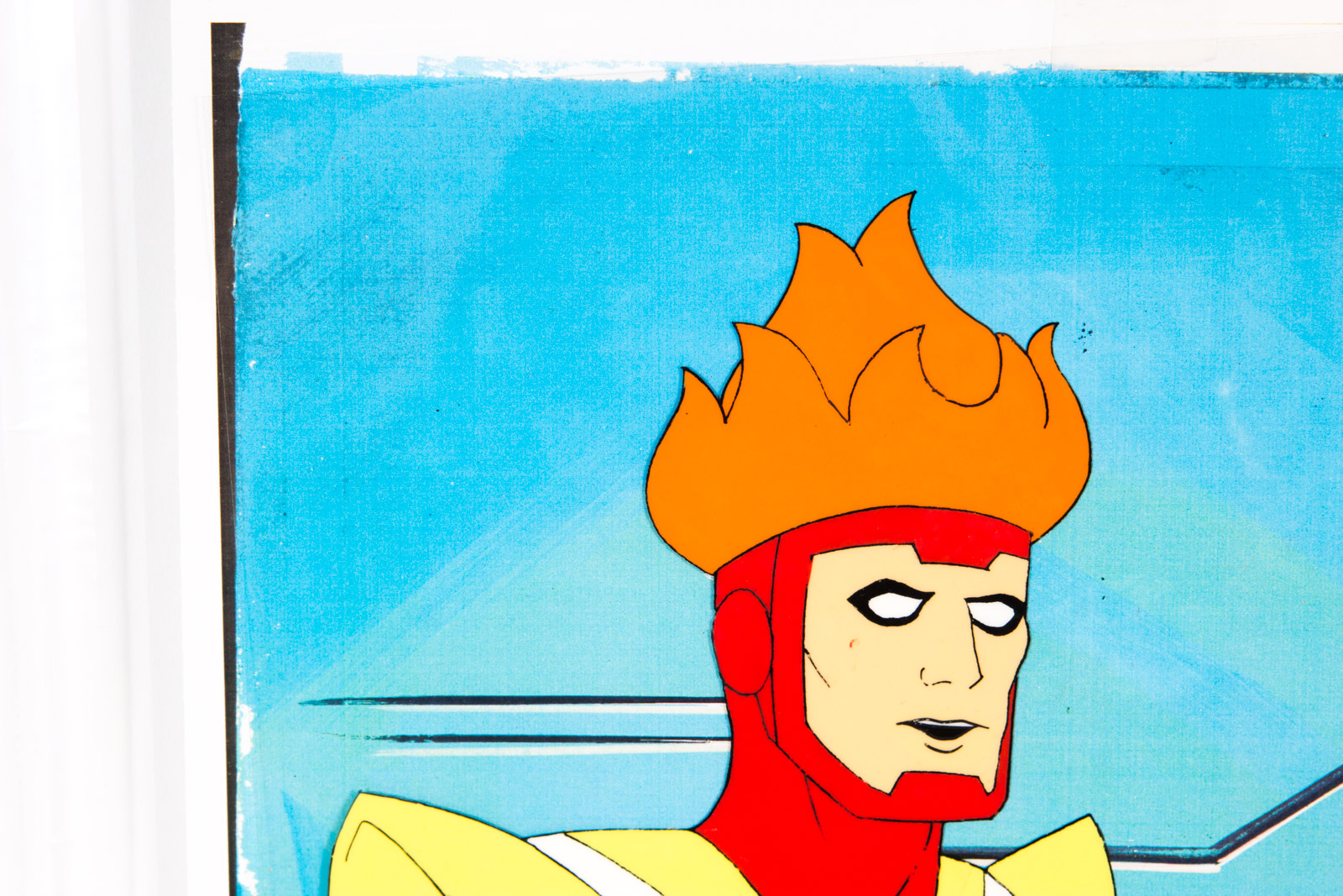 Original 1985 "Super Friends" Firestorm Animation Cel