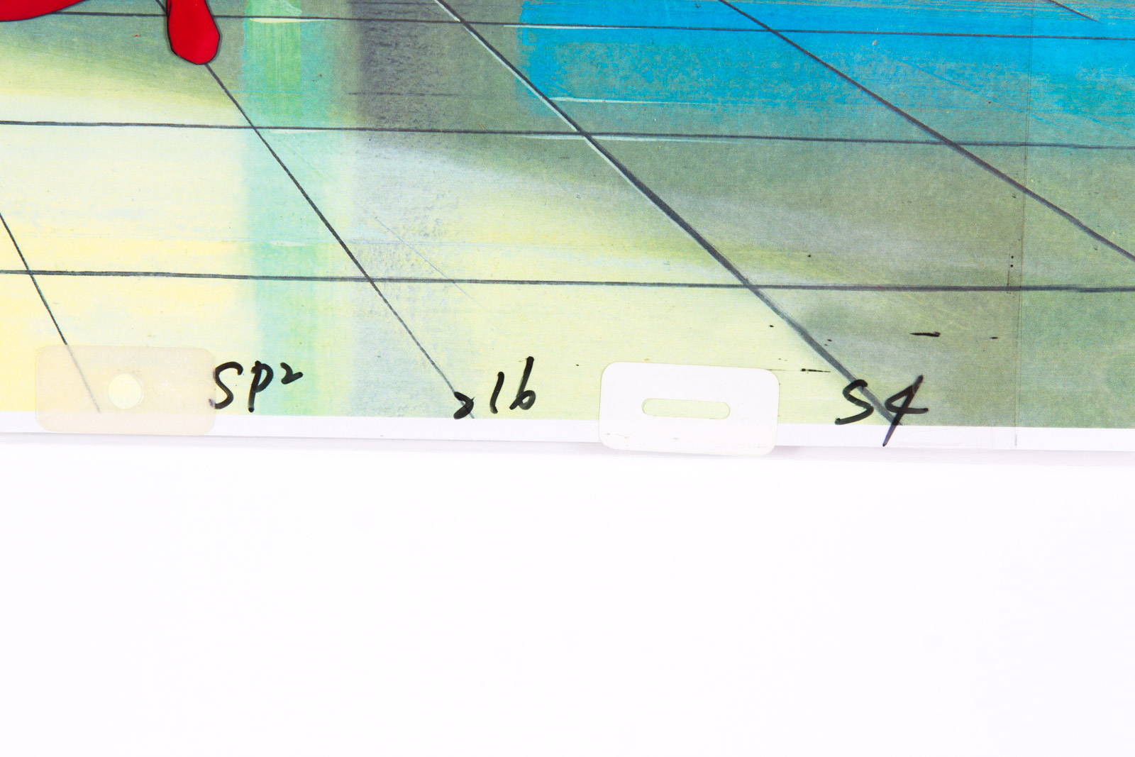 Original 1985 "Super Friends" Superman Animation Cel