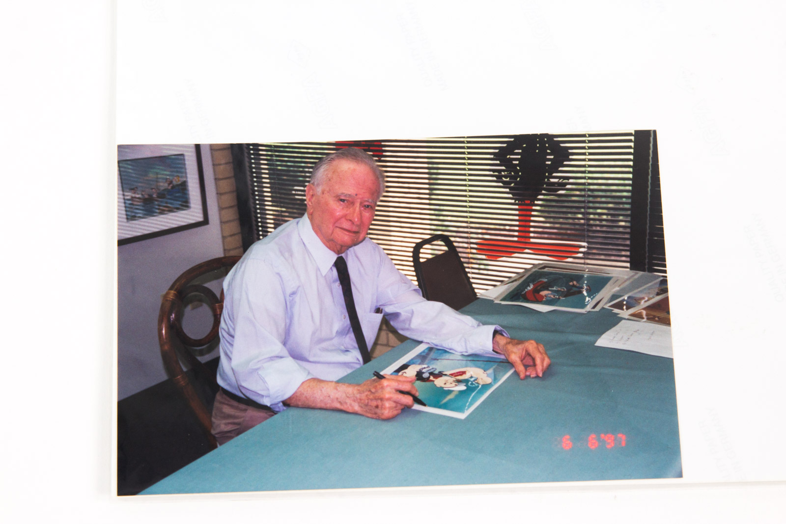 Hand Painted Popeye the Sailor "Dynamite Muscle" Animation Cel Signed by Myron Waldman