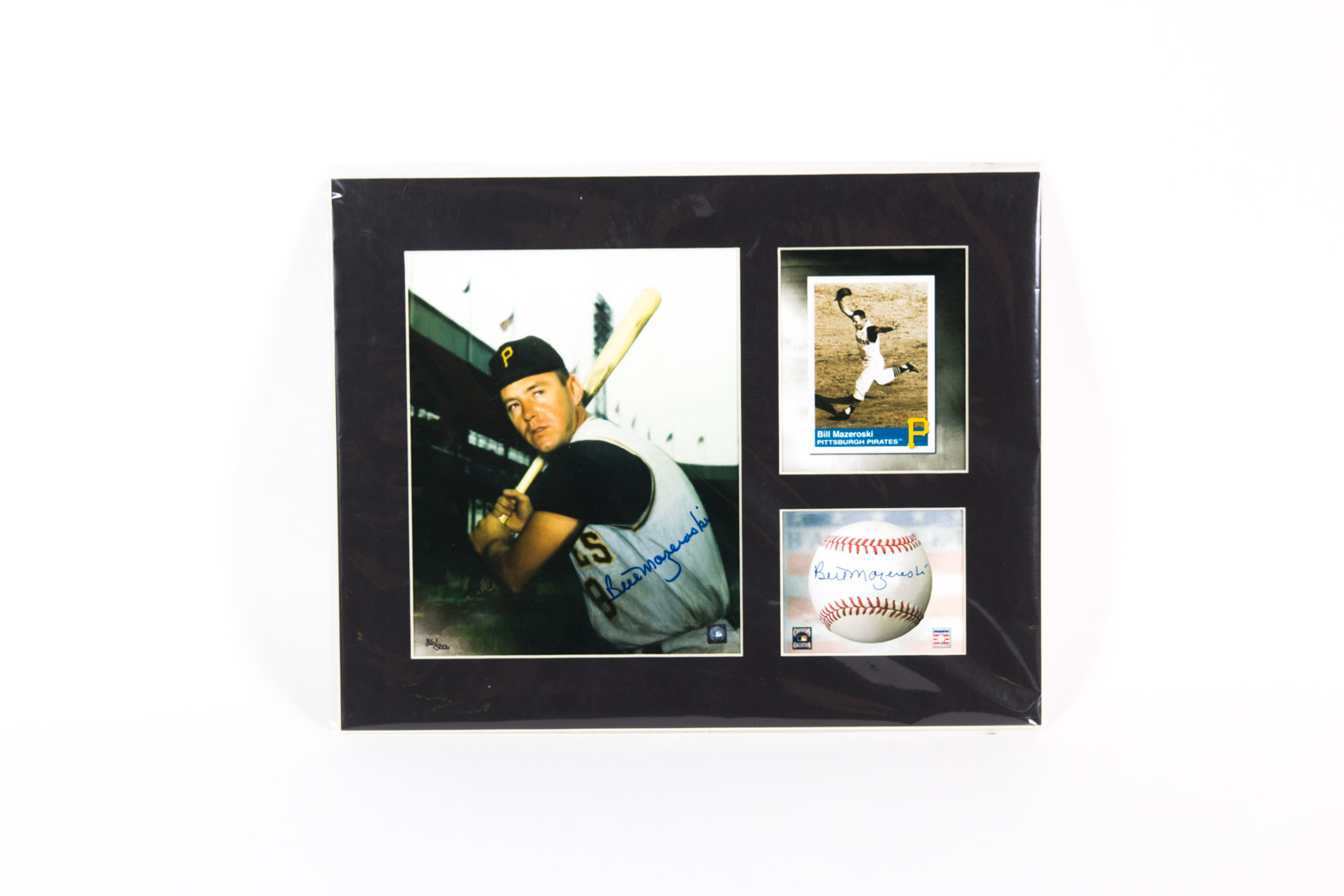 Bill Mazeroski Signed Pittsburgh Pirates Offset Lithograph