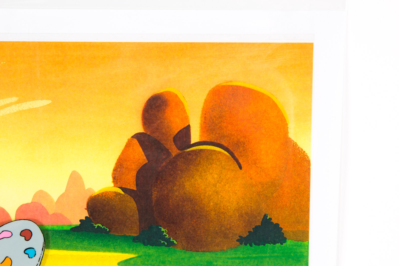 Original 1980s "Pac-Man" Production Animation Cel