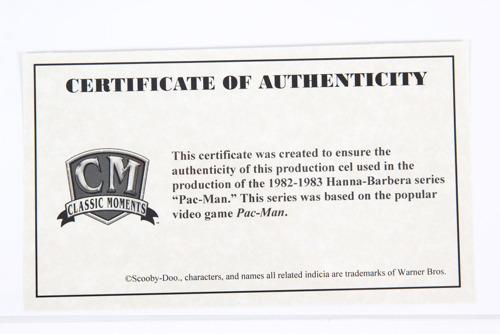 Original 1980s "Pac-Man" Production Animation Cel