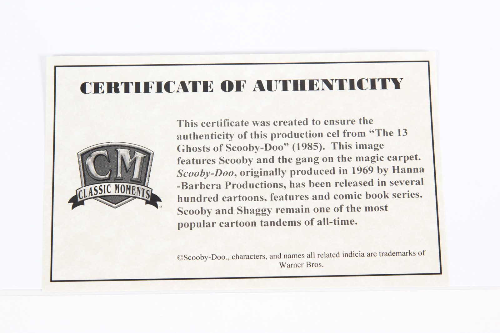 Original 1985 "The 13 Ghosts of Scooby-Doo" Production Animation Cel