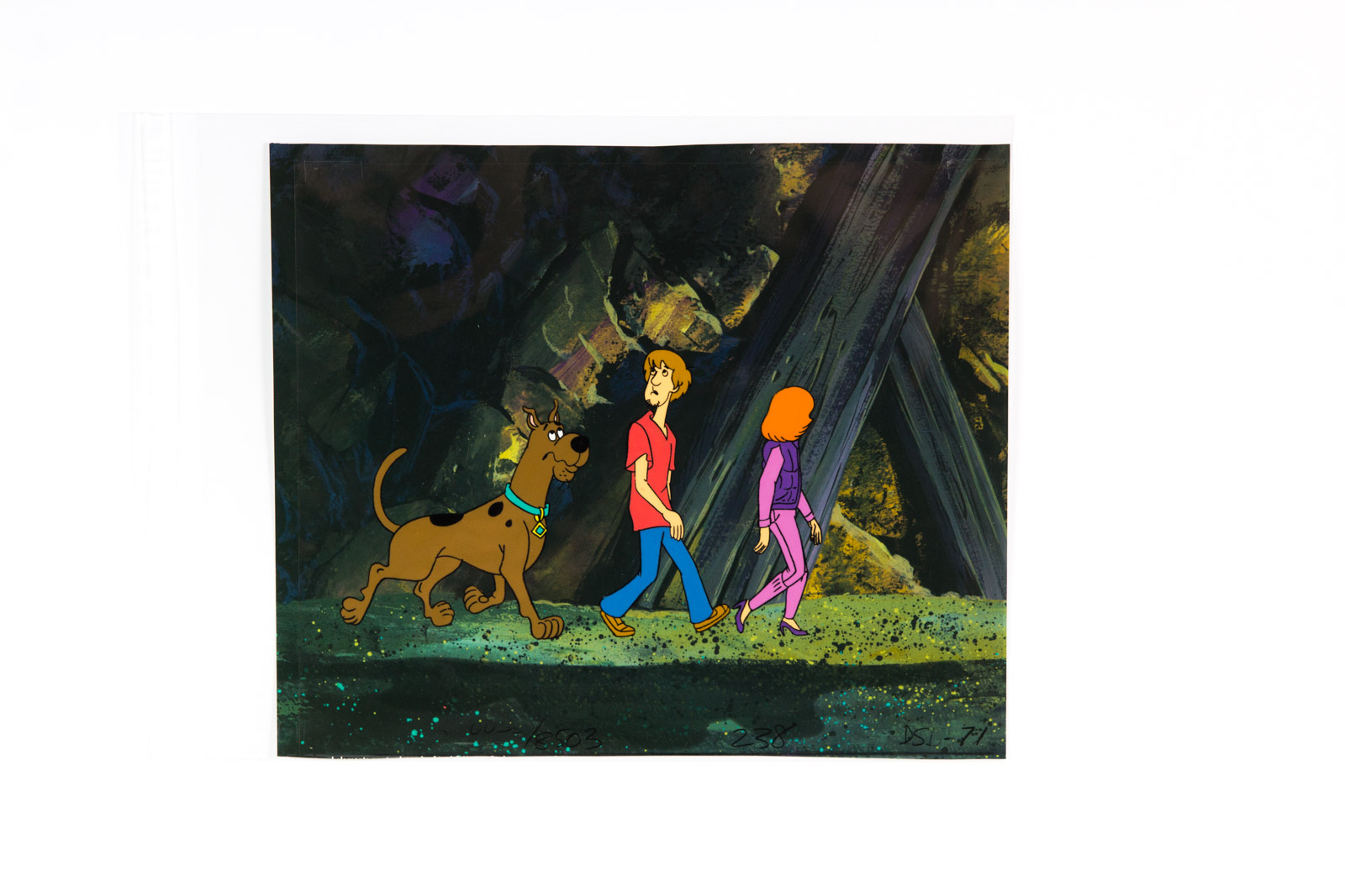 Original 1985 "The 13 Ghosts of Scooby-Doo" Production Animation Cel