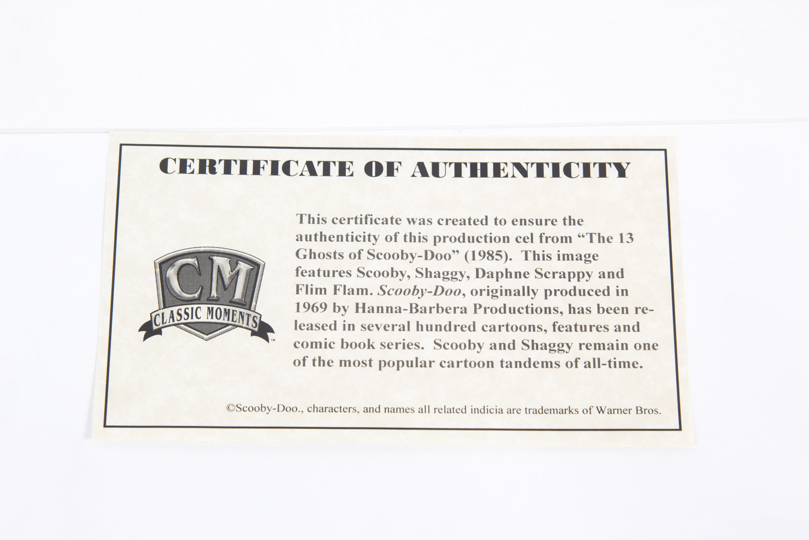 Original 1985 "The 13 Ghosts of Scooby-Doo" Production Animation Cel