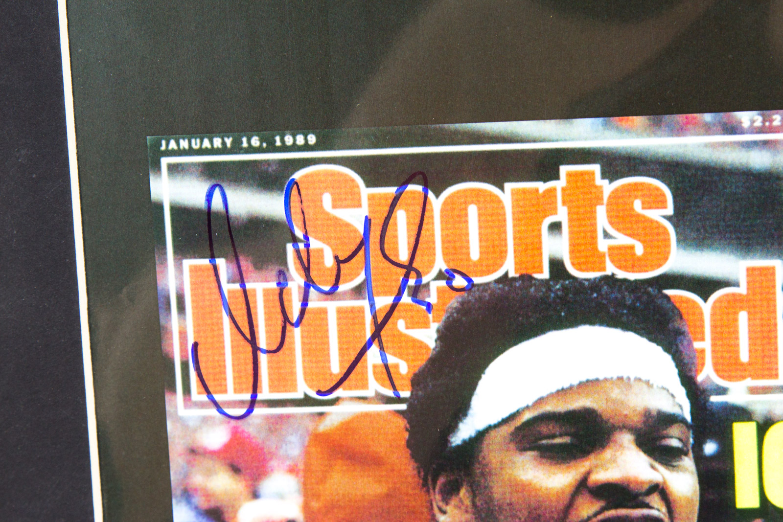 Ickey Woods Signed "Sports Illustrated" Cover Reproduction Offset Lithograph