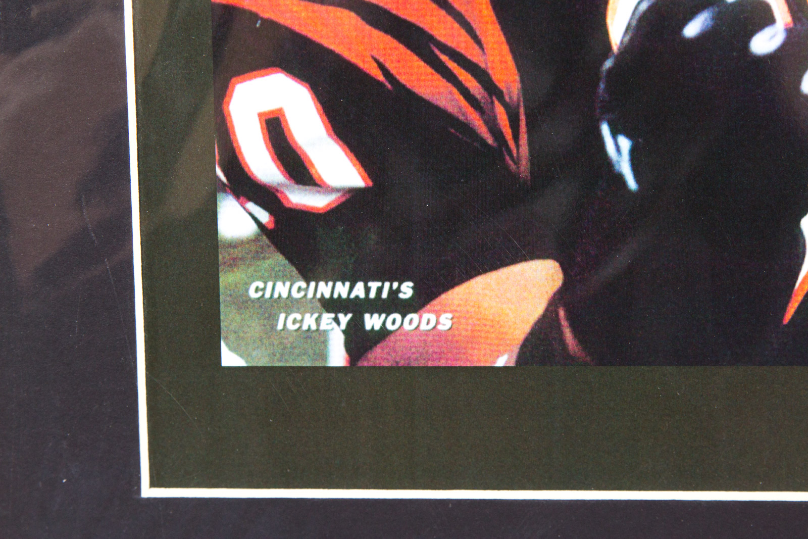 Ickey Woods Signed "Sports Illustrated" Cover Reproduction Offset Lithograph