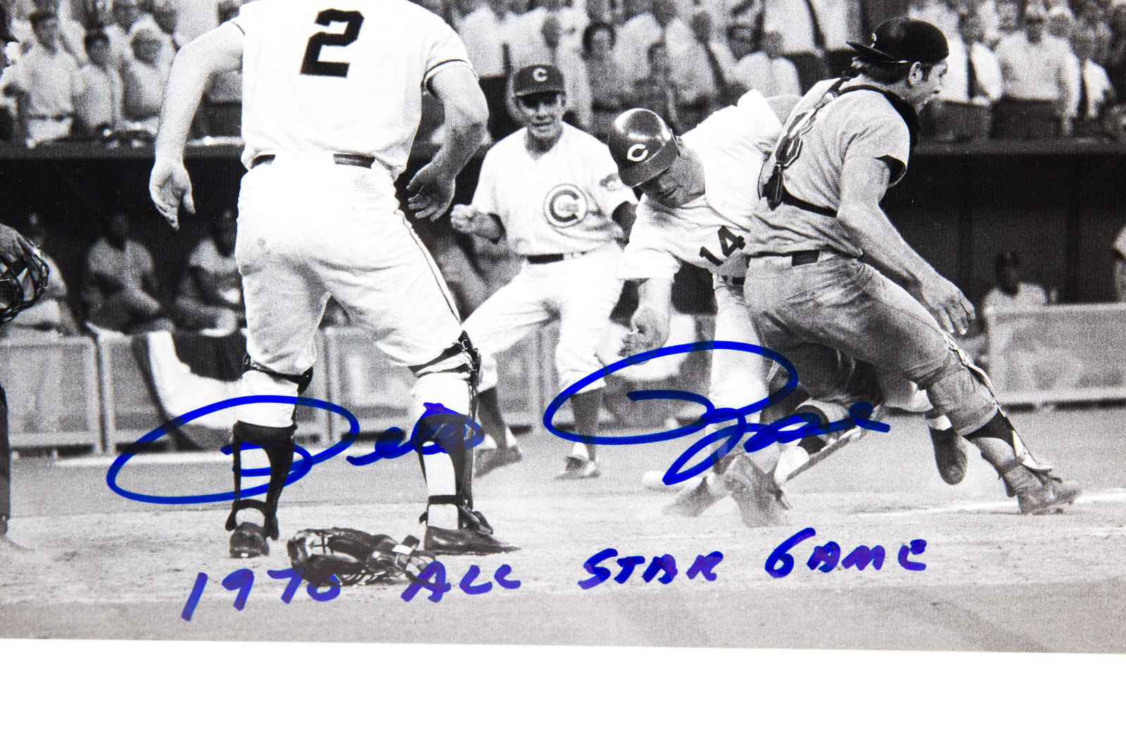 Pete Rose Signed Cincinnati Reds Fuji Crystal Archival Photograph