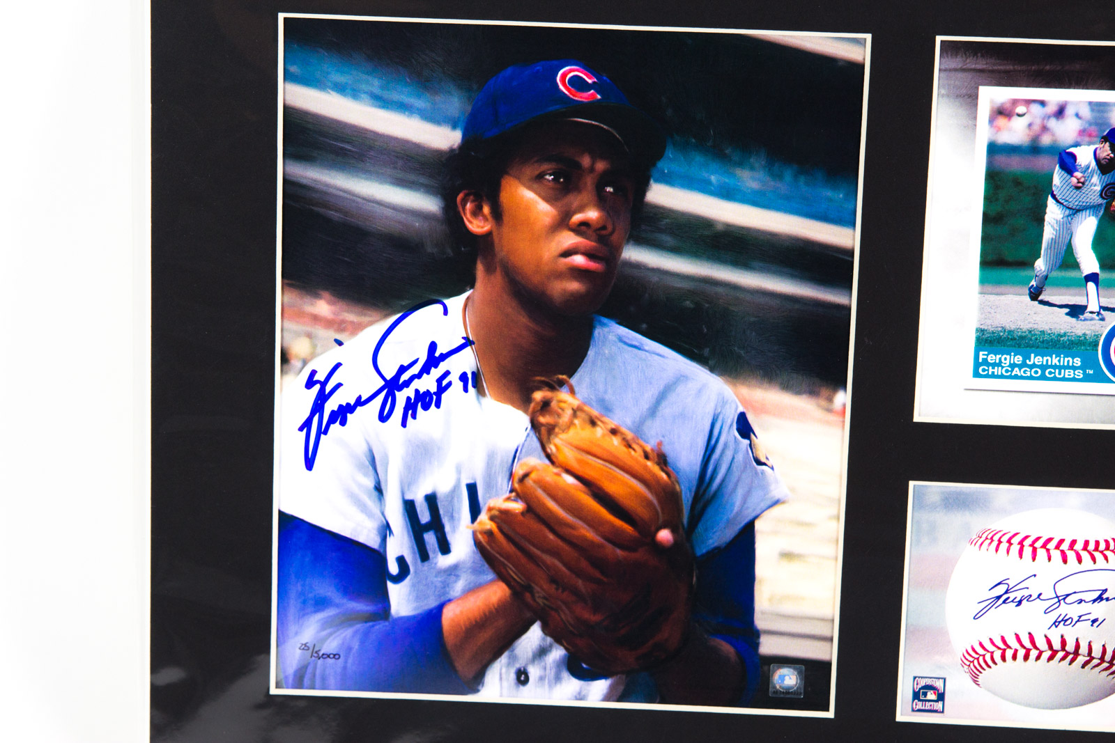 Fergie Jenkins Signed Chicago Cubs Lithograph