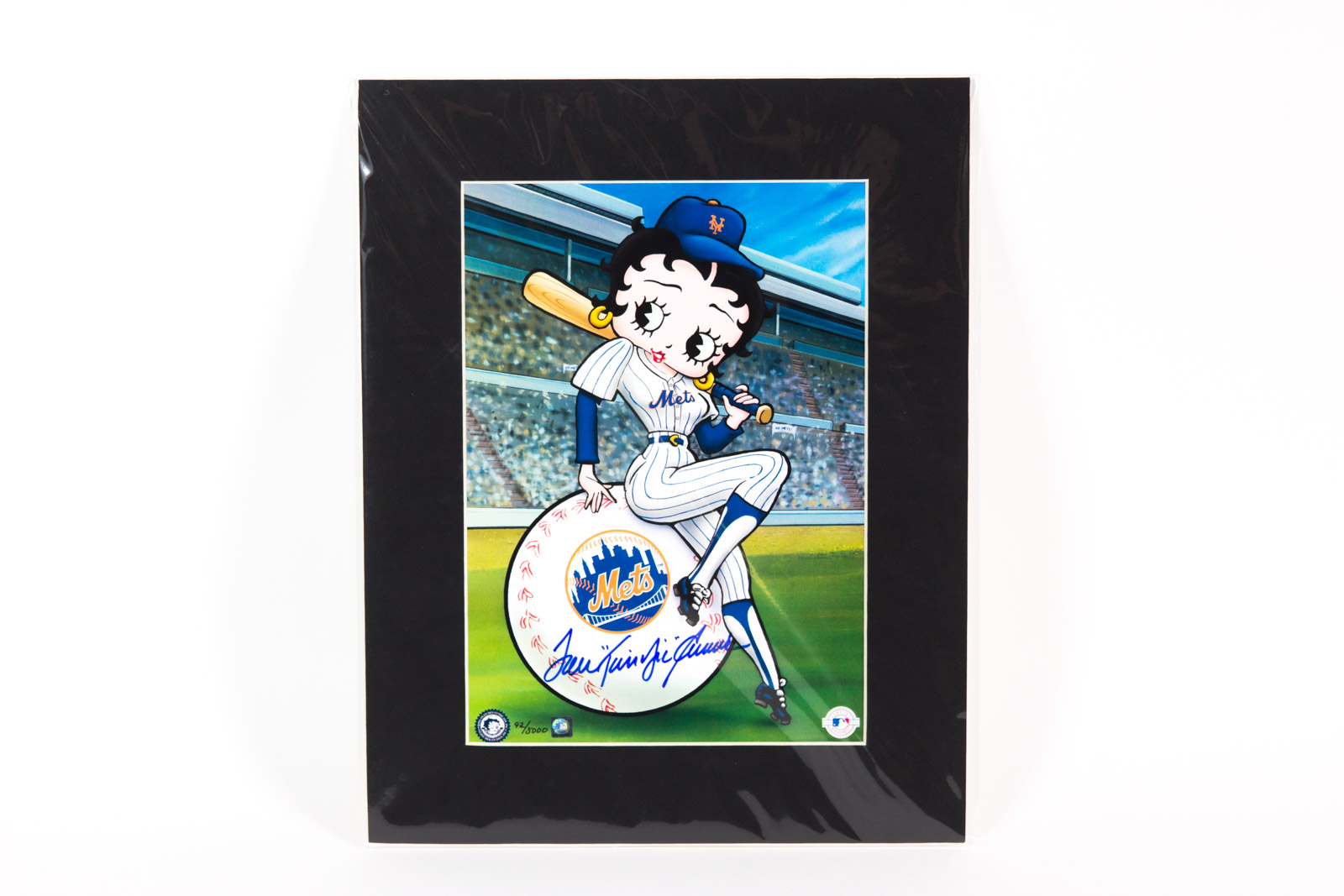 Tom Seaver Signed "Betty On Deck" New York Mets Lithograph