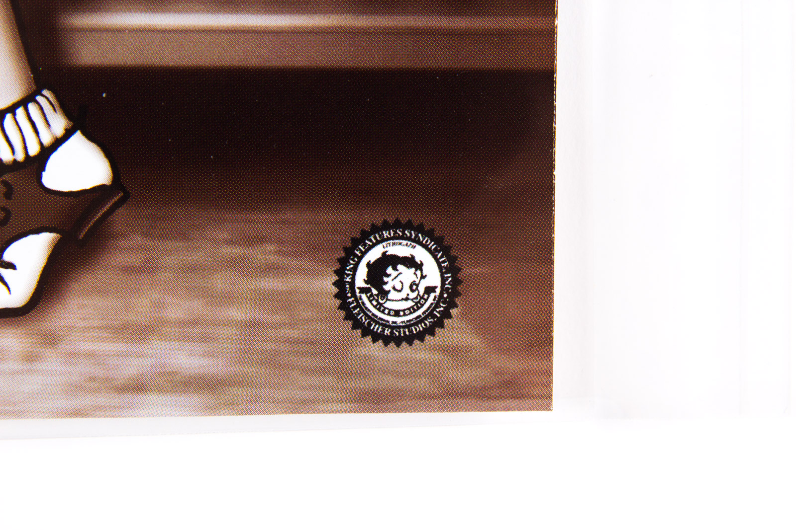 Elvis Presely and Betty Boop "Starstruck Betty" Photoanimation Offset Lithograph