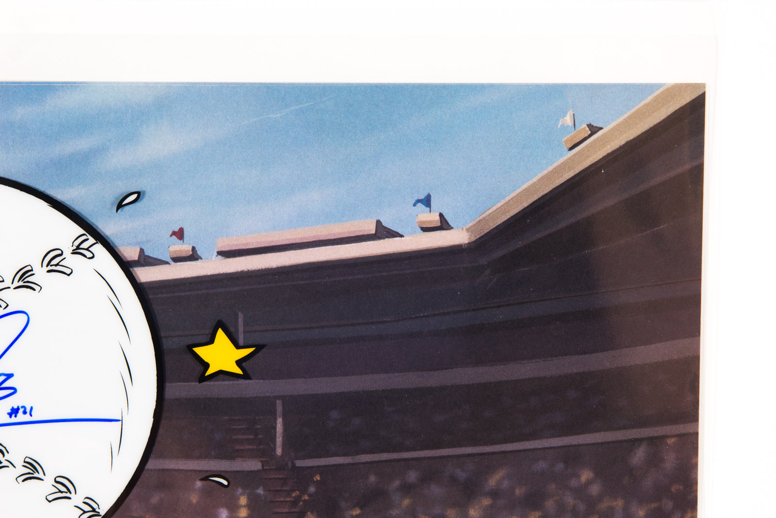 Sean Casey Signed "Homerun Popeye" Cincinnati Reds Baseball Sericel