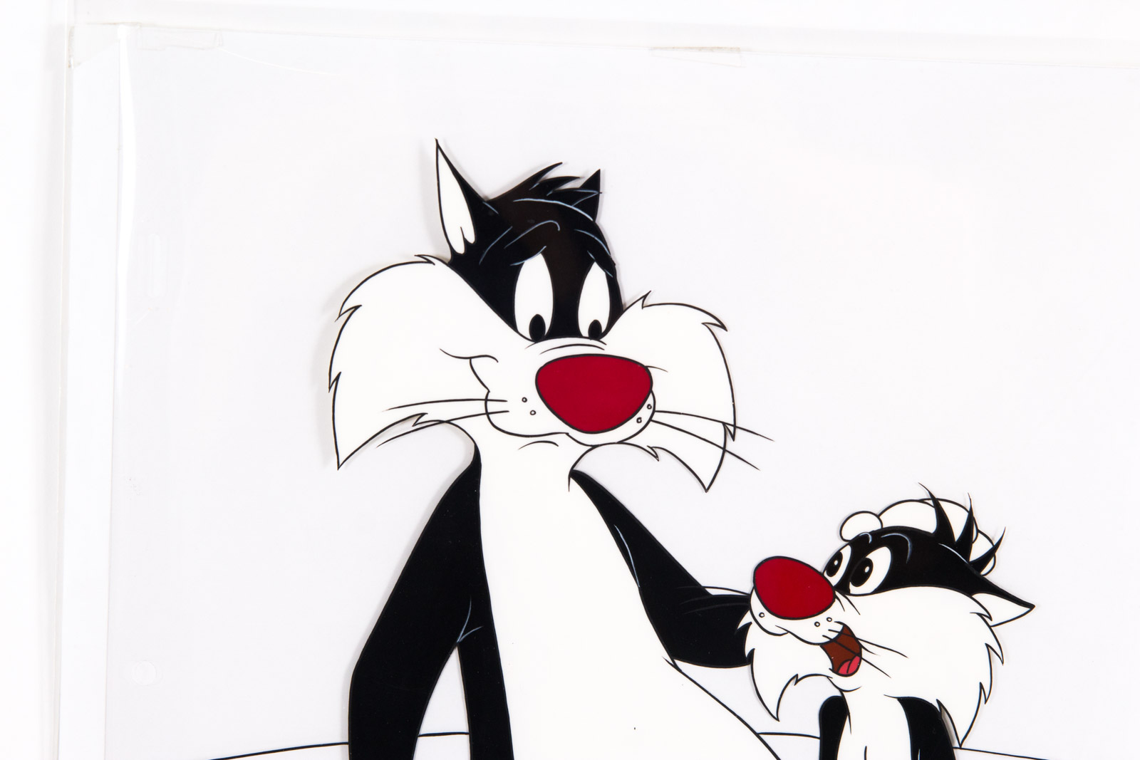 Hand Painted Sylvester the Cat Themed Prototype Animation Cel