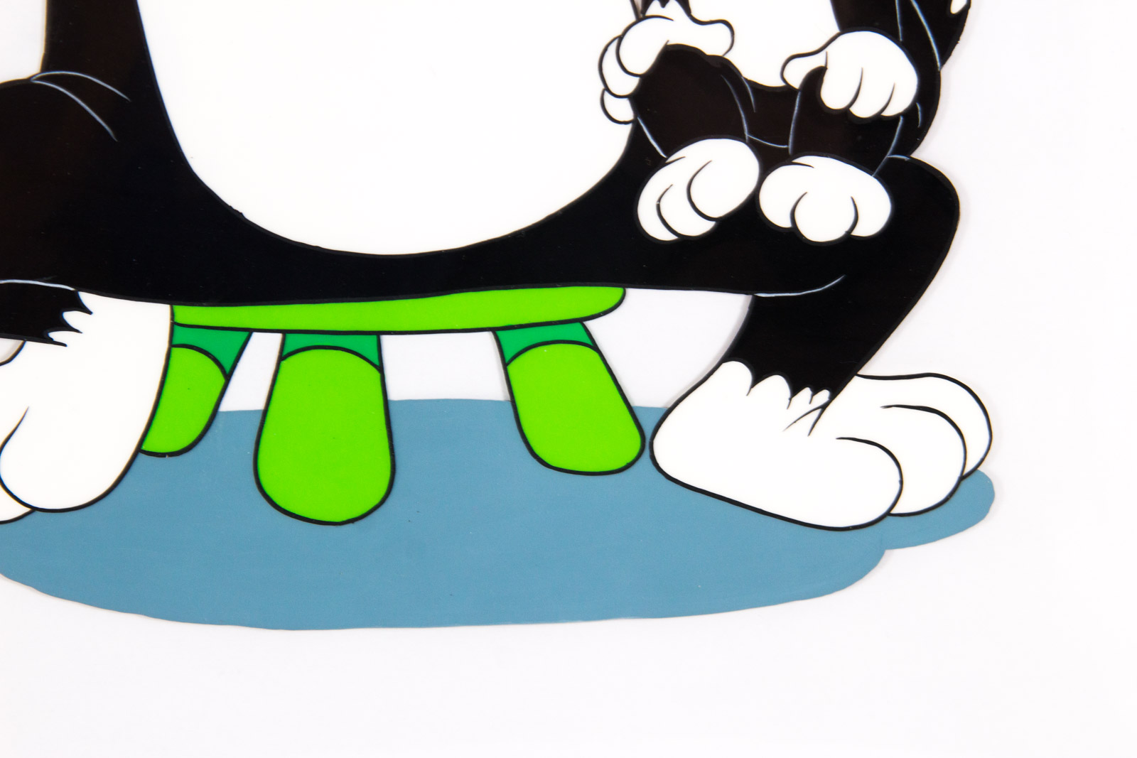 Hand Painted Sylvester the Cat Themed Prototype Animation Cel