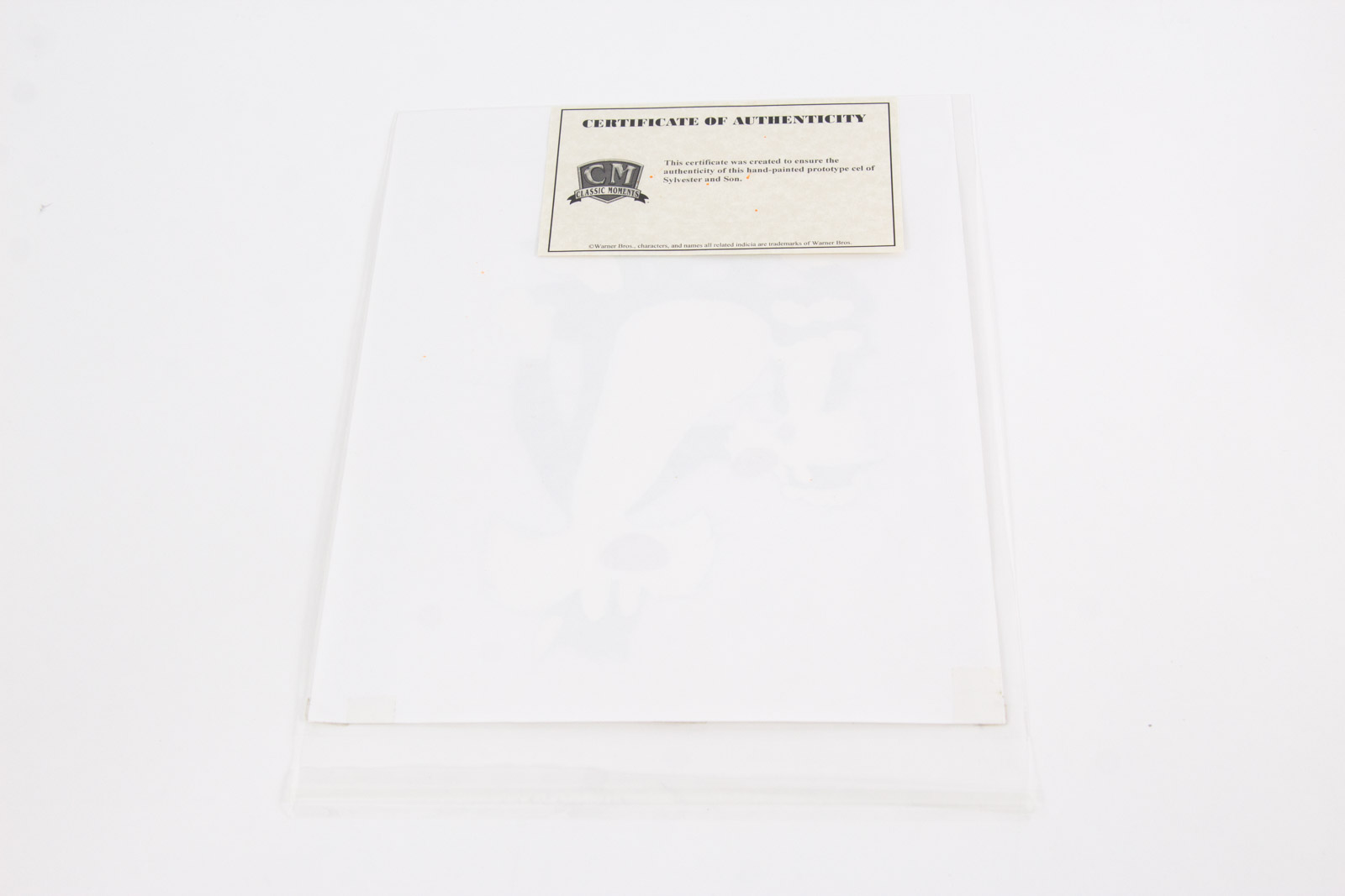 Hand Painted Sylvester the Cat Themed Prototype Animation Cel