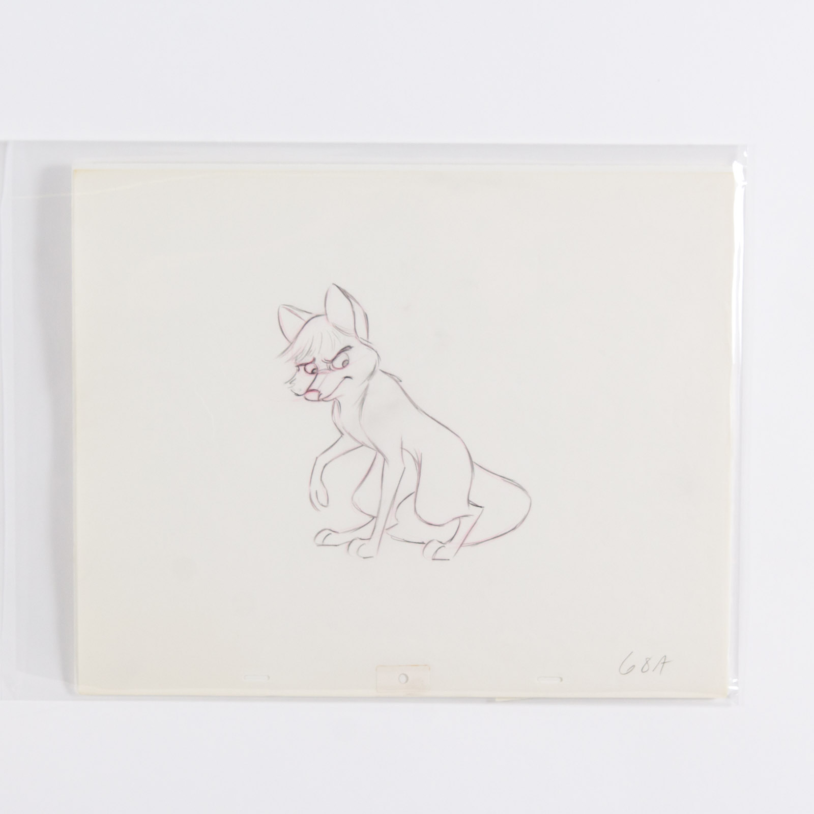 Original Disney Studios 1981 "The Fox and the Hound" Production Sketch