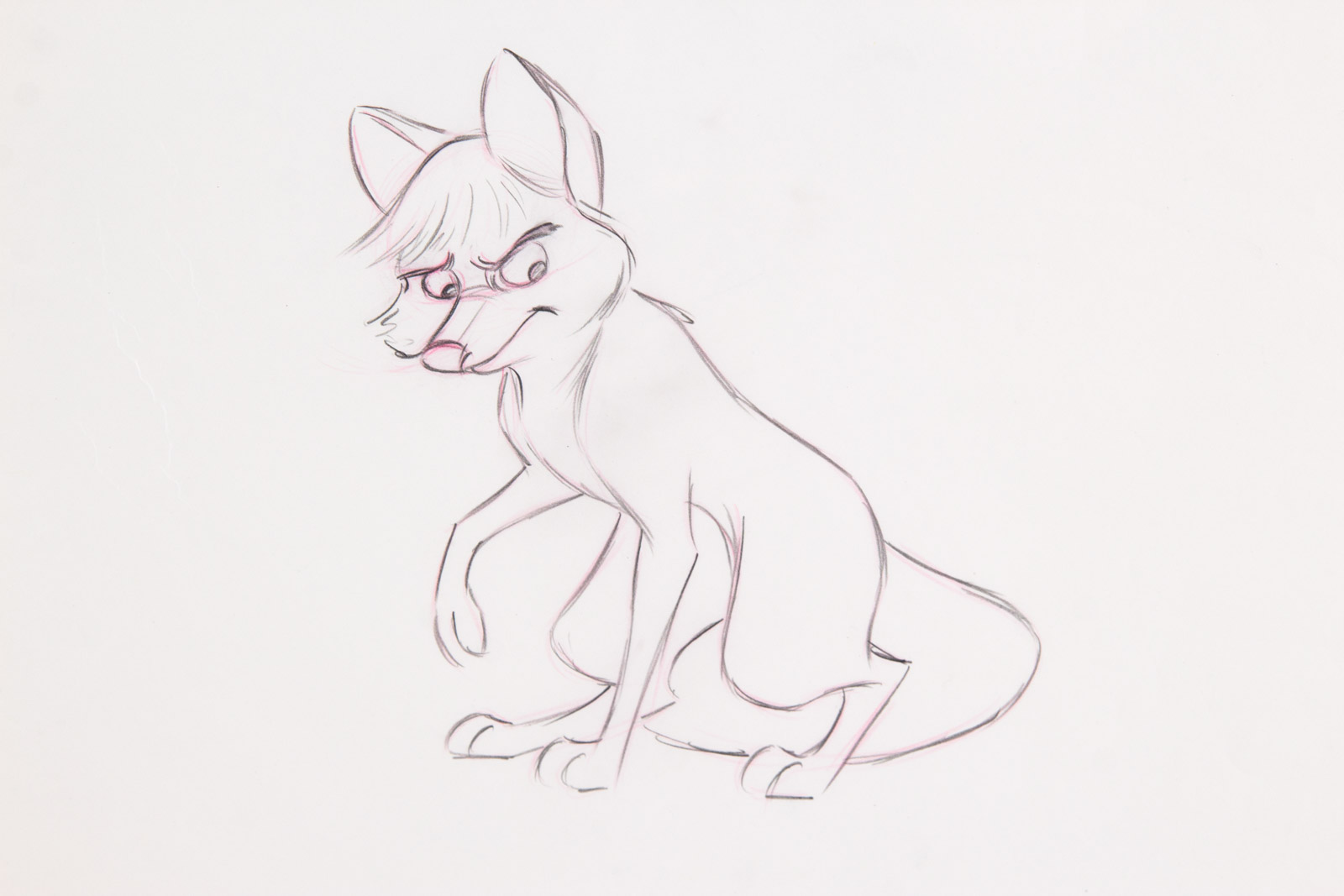 Original Disney Studios 1981 "The Fox and the Hound" Production Sketch