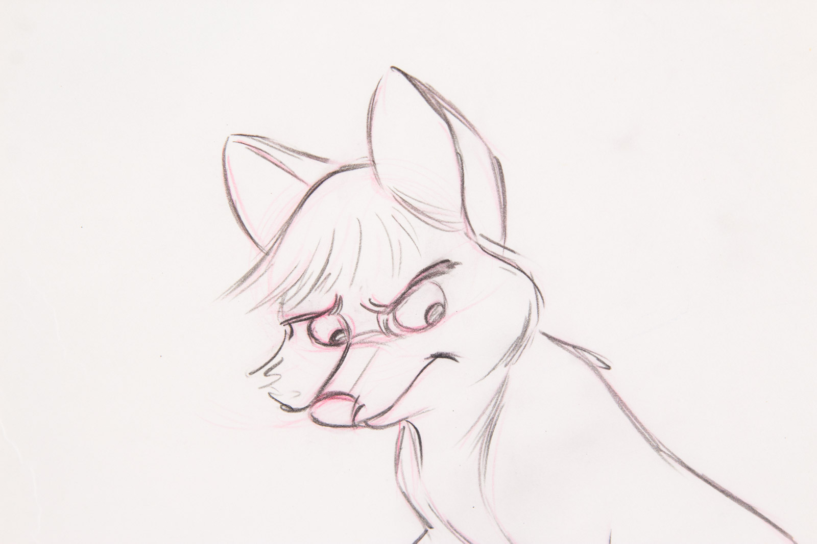 Original Disney Studios 1981 "The Fox and the Hound" Production Sketch