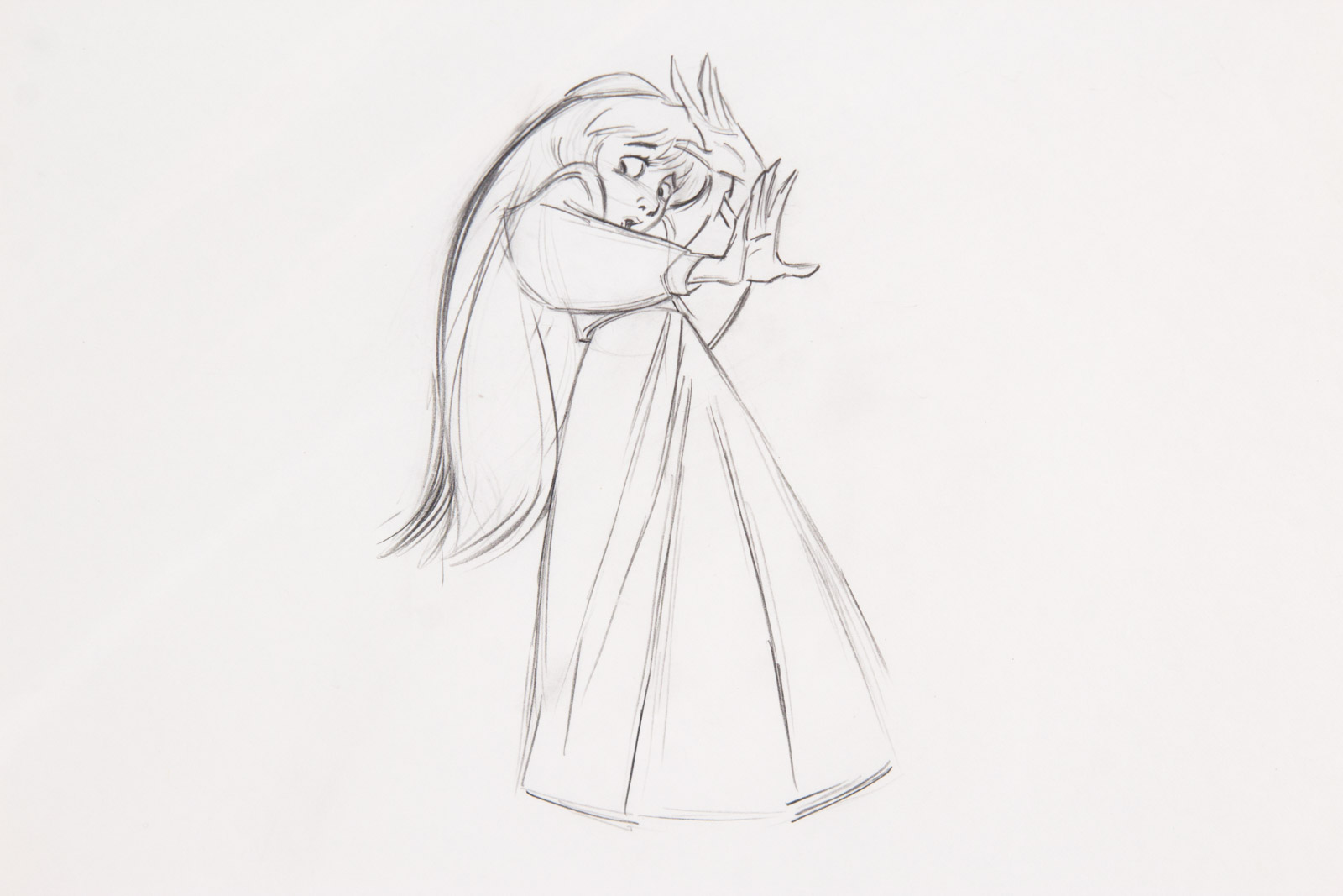 Original Disney Studios 1985 "The Black Cauldron" Production Sketch