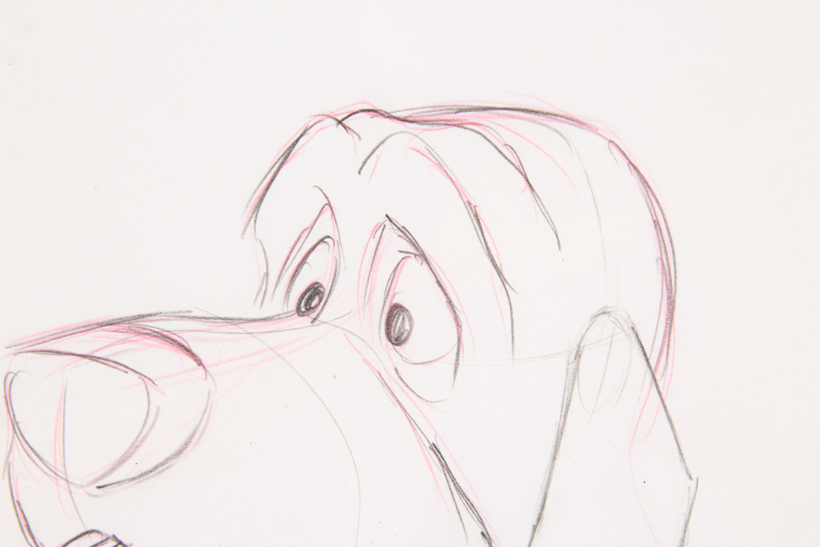 Original Disney Studios 1981 "The Fox and the Hound" Production Sketch