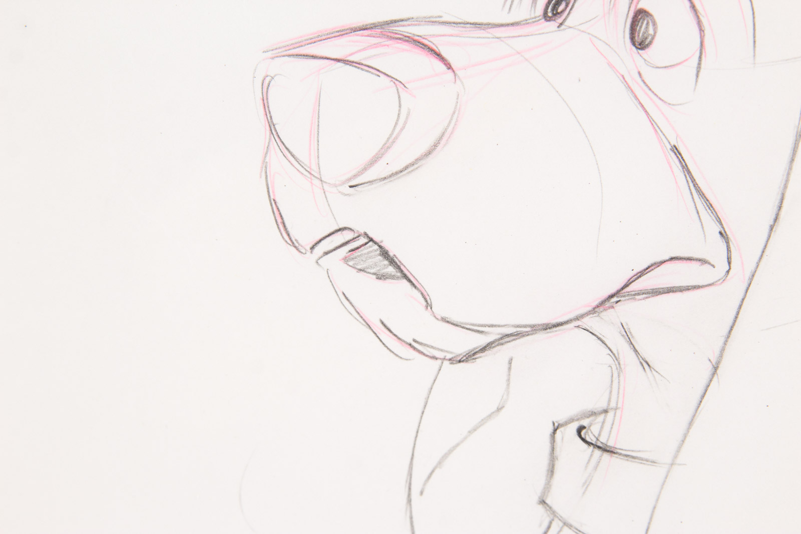 Original Disney Studios 1981 "The Fox and the Hound" Production Sketch