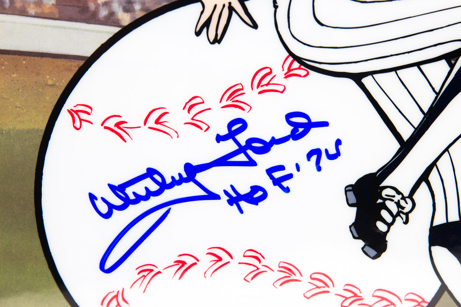 Whitey Ford Signed "Betty on Deck" New York Yankees Animation Sericel
