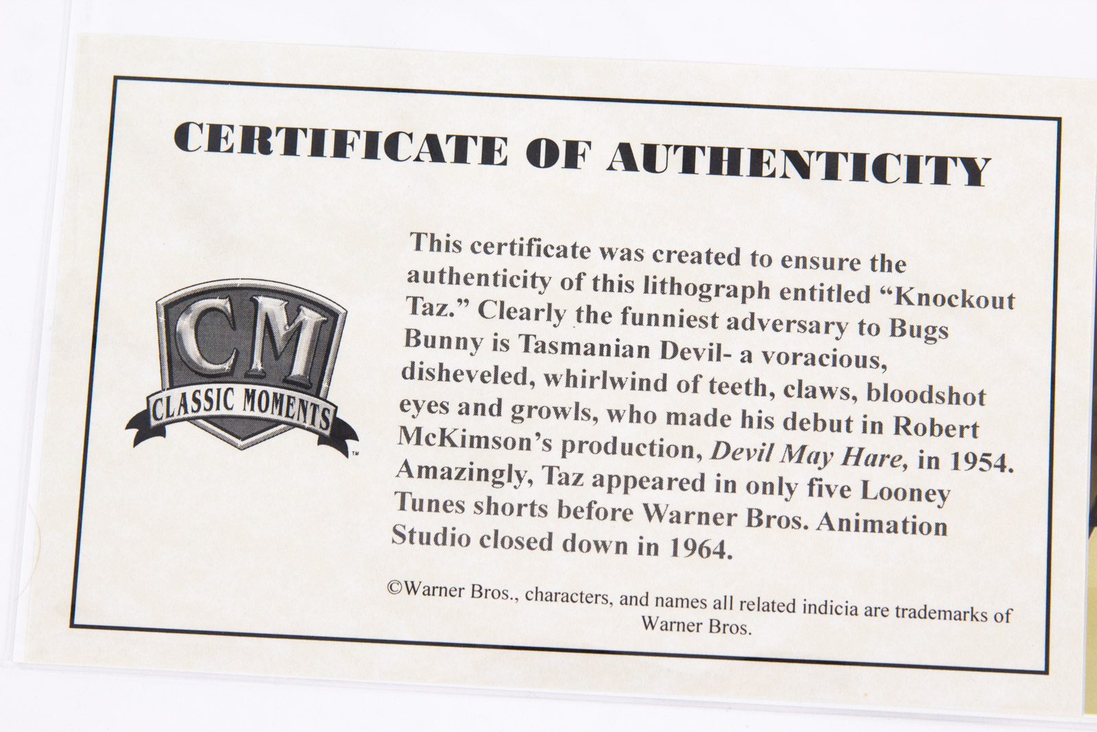 Aaron Pryor Signed "Knockout Taz" Boxing Lithograph