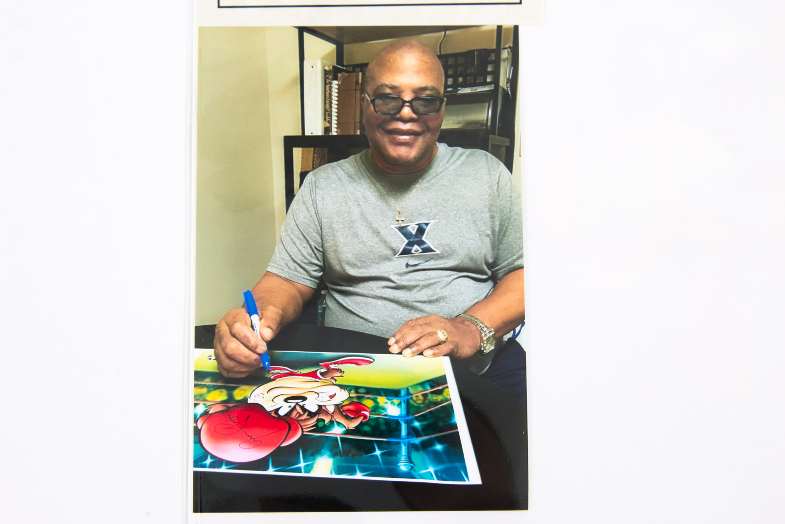 Aaron Pryor Signed "Knockout Taz" Boxing Lithograph