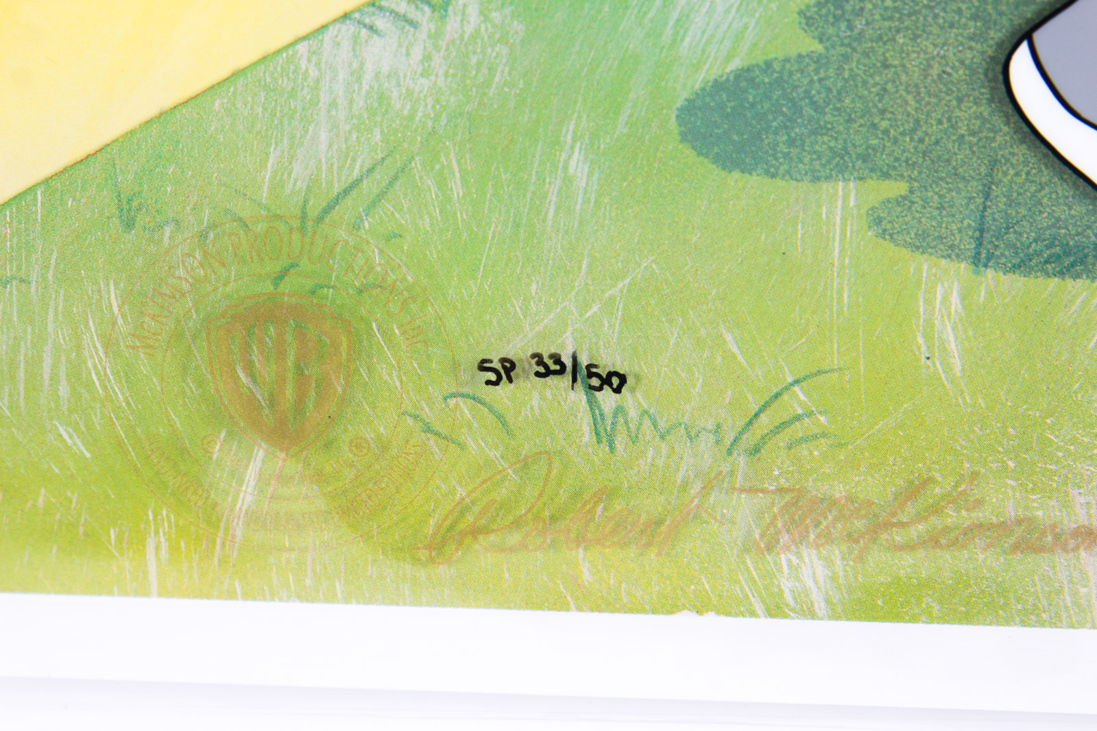 Hand Painted "Vintage Bugs" Animation Cel