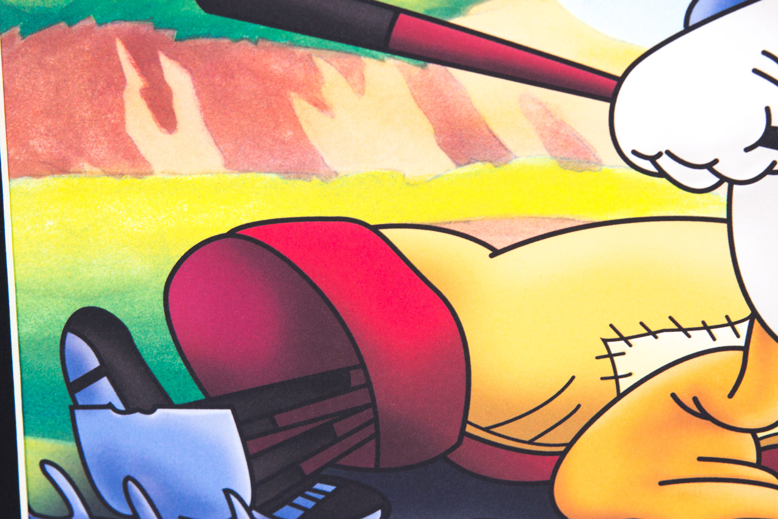 "Temper, Temper" Donald Duck Golf Theme Color Lithograph