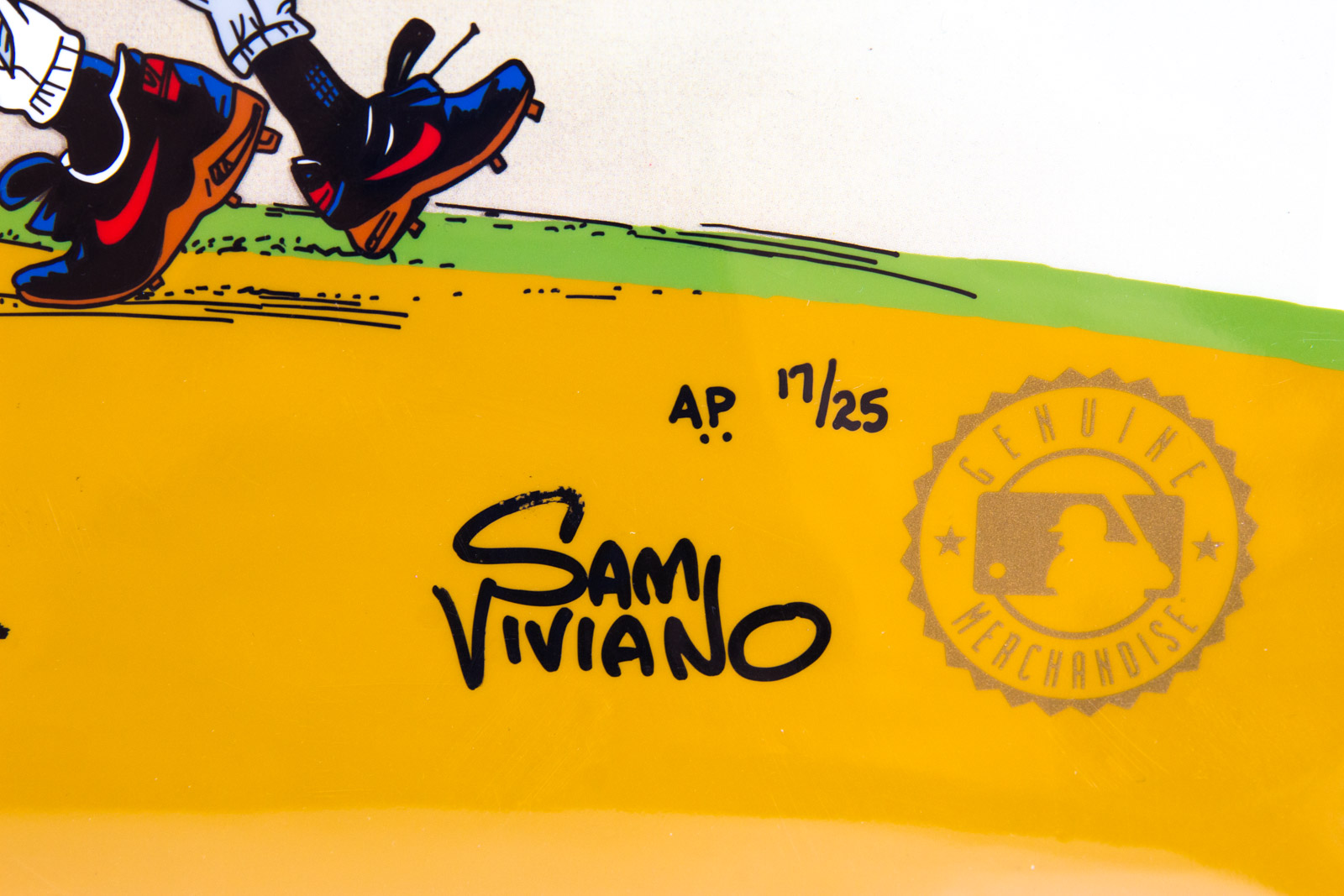 Sam Viviano Hand Painted "Cal Ripken Jr" Animation Cel