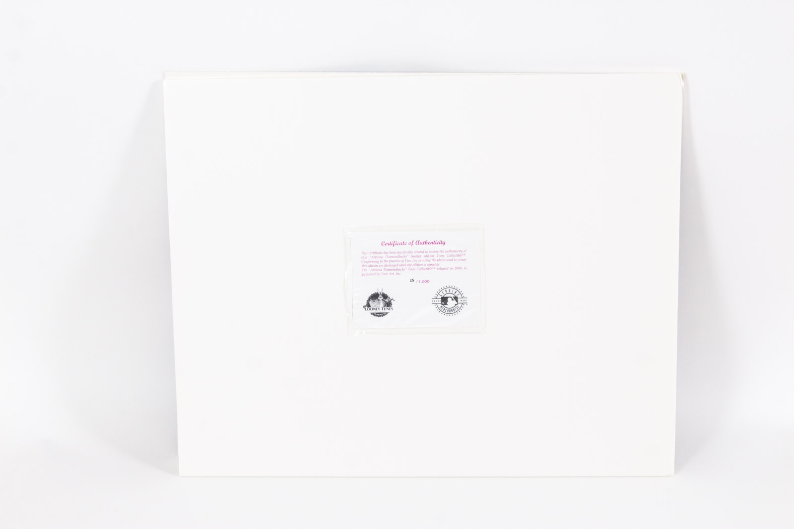 Looney Tunes "Arizona Diamondbacks" Baseball Offset Lithograph