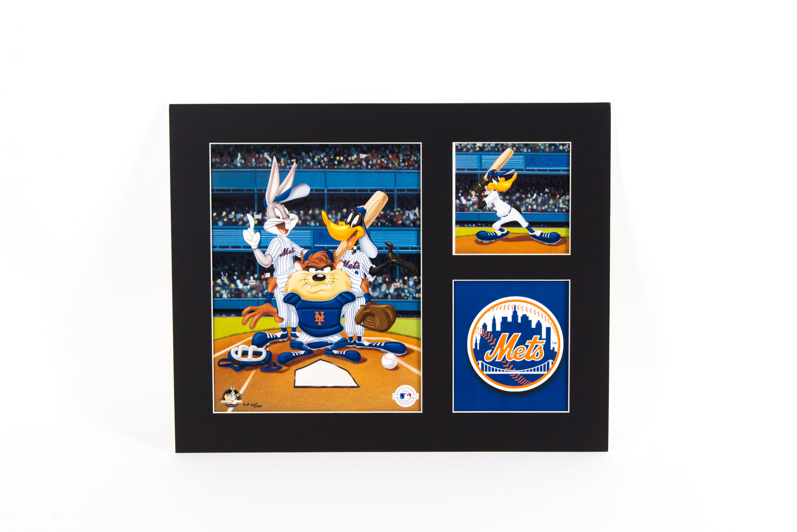 Looney Tunes "New York Mets" Baseball Offset Lithograph