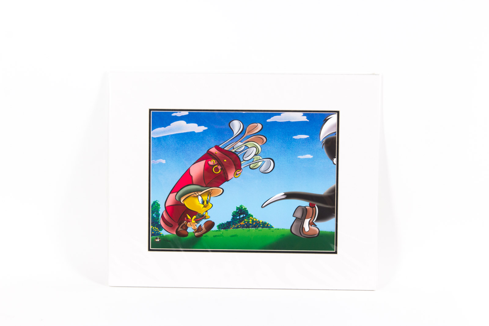 Looney Tunes "Caddy with a Tattitude" Golf Themed Giclee Print