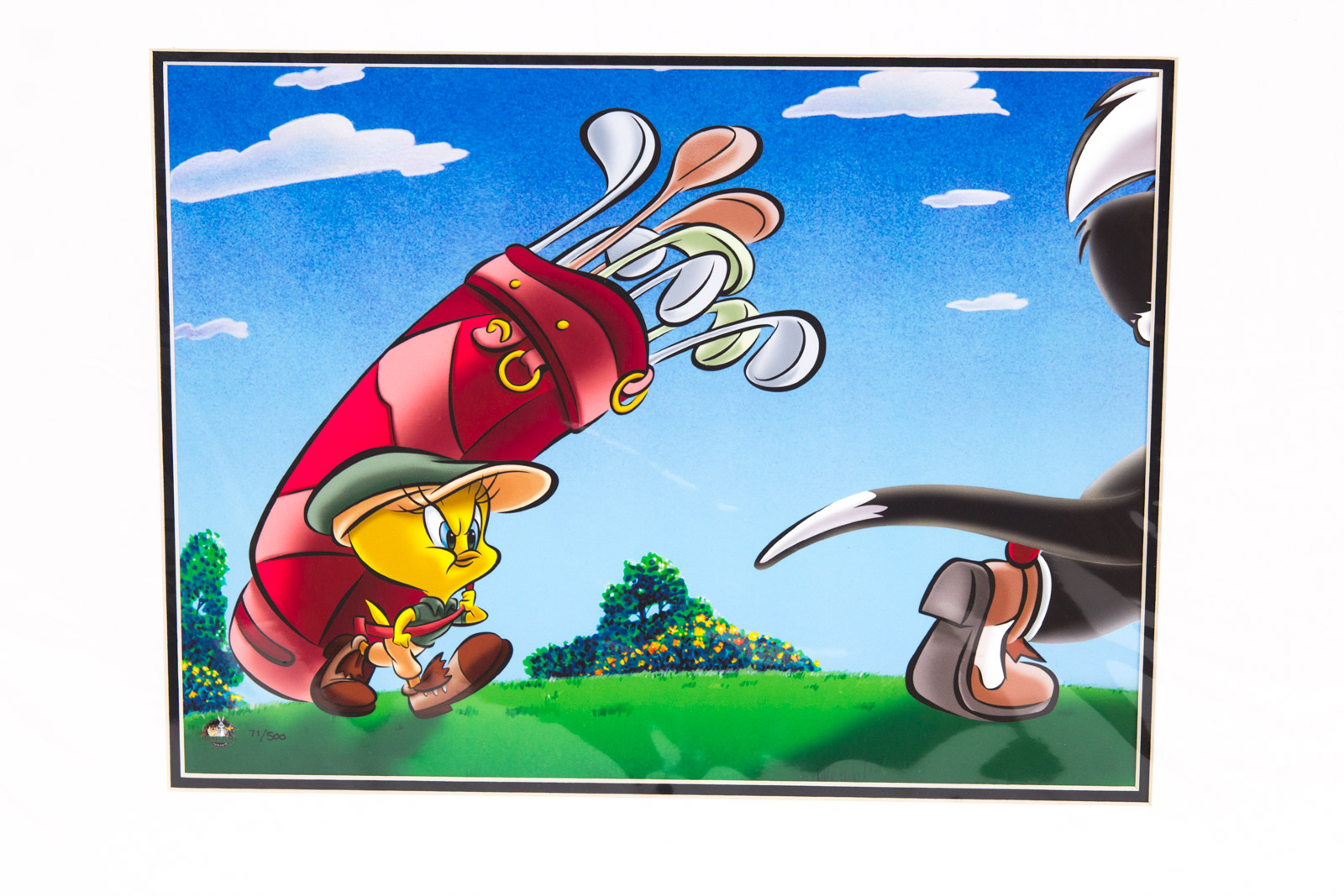Looney Tunes "Caddy with a Tattitude" Golf Themed Giclee Print