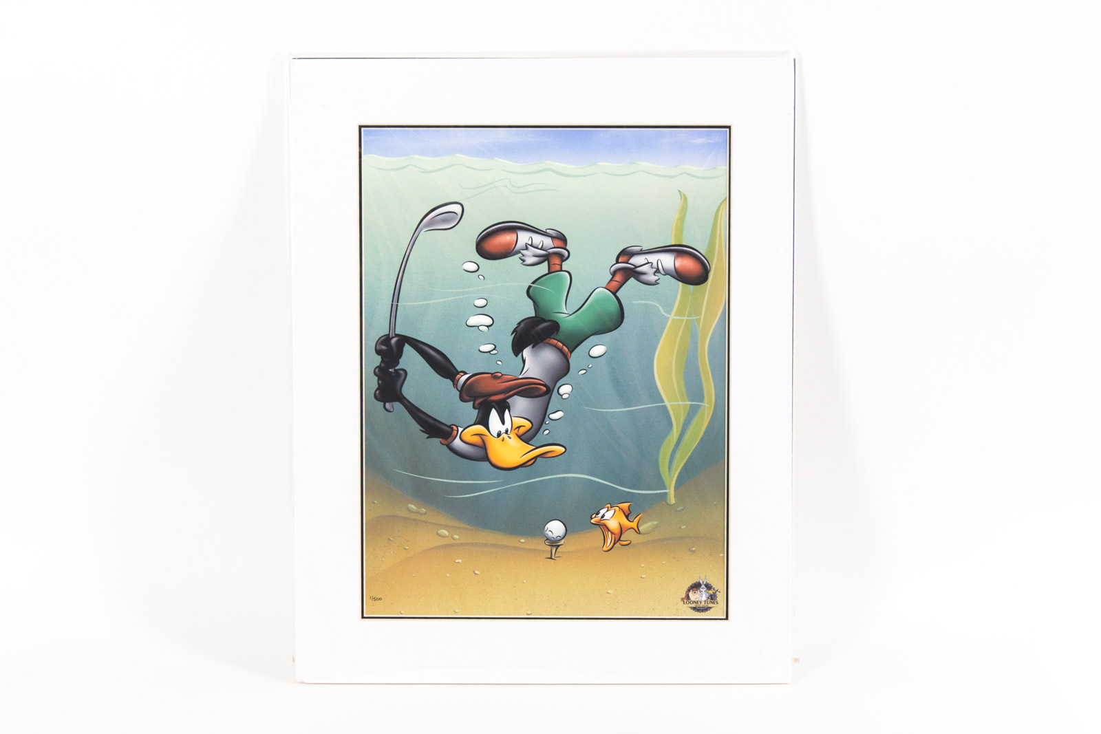Looney Tunes "Underwater Daffy" Golf Themed Giclee Print