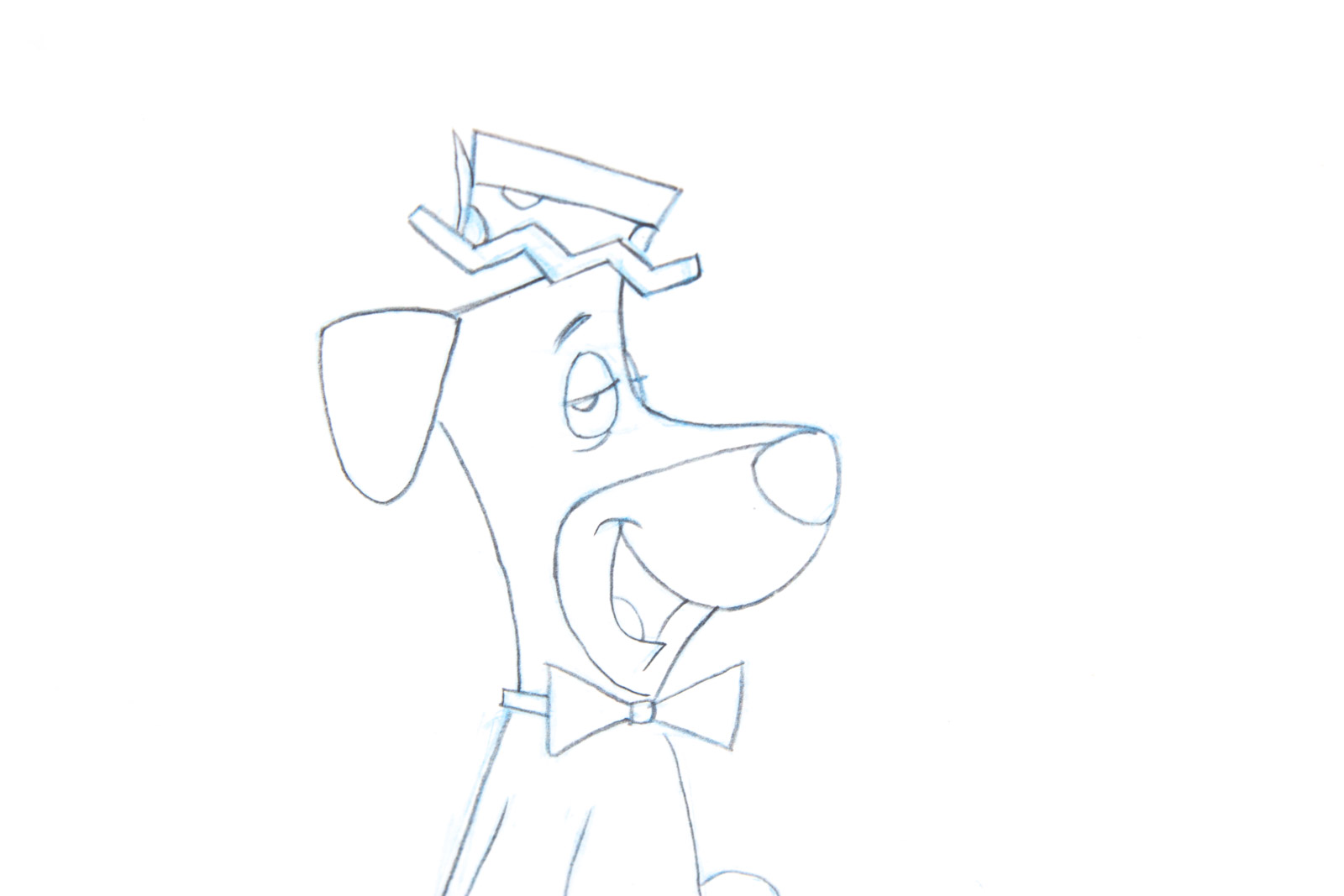 Original "Huckleberry Hound" Production Drawing