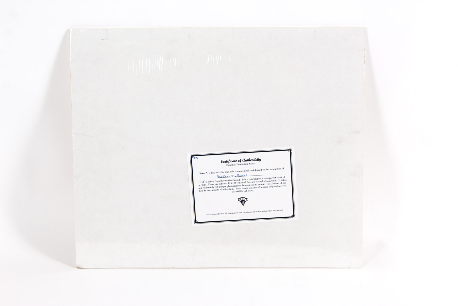 Original "Huckleberry Hound" Production Drawing