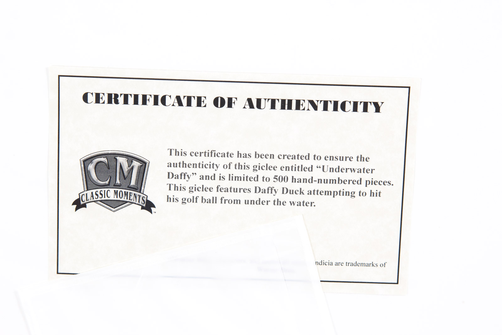 Looney Tunes "Underwater Daffy" Golf Themed Giclee Print