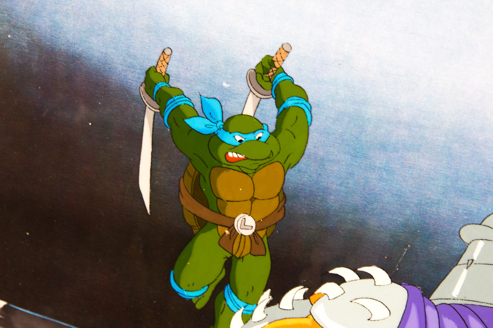 Original 1988 "Teenage Mutant Ninja Turtles" Production Animation Cel