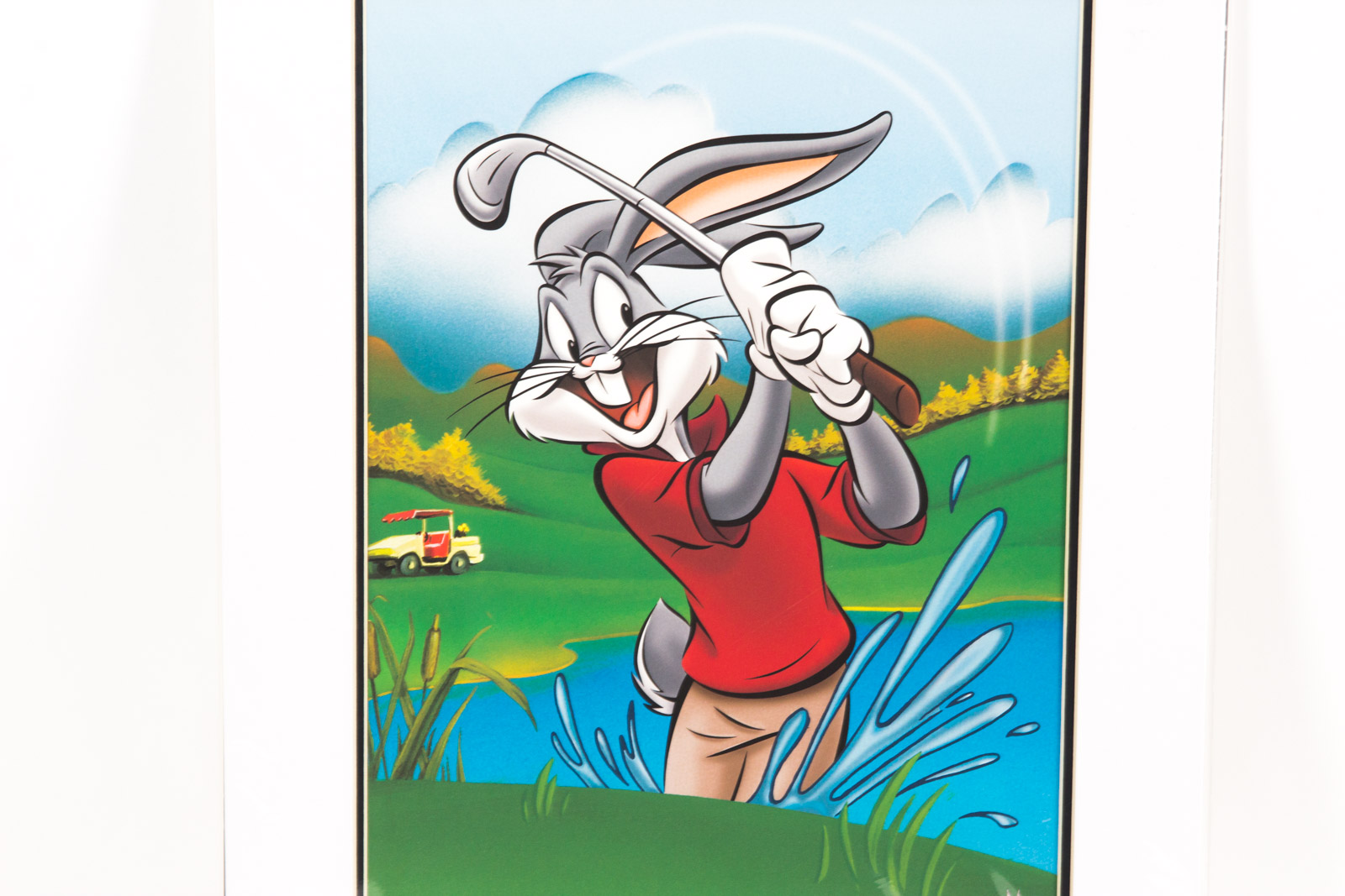Looney Tunes "Blastin' Bugs" Golf Themed Giclee Print