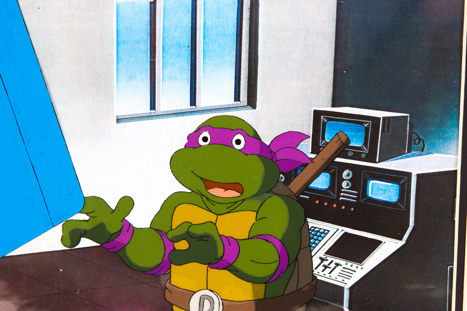 Original 1988 "Teenage Mutant Ninja Turtles" Production Animation Cel