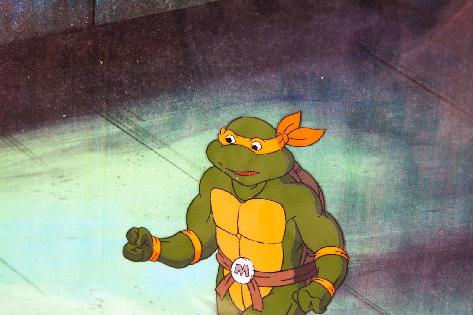Original 1988 "Teenage Mutant Ninja Turtles" Production Animation Cel